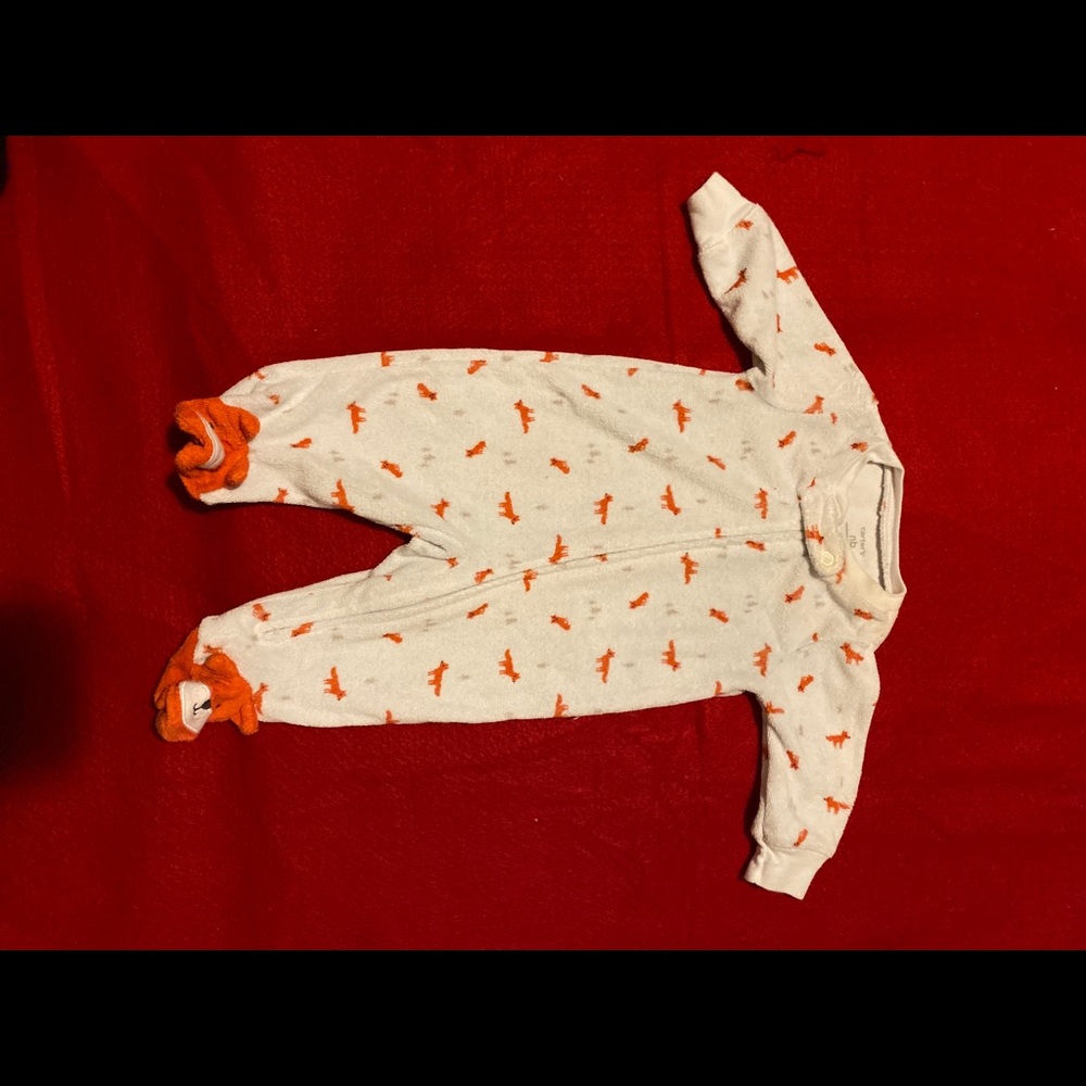 Fox winter baby clothing